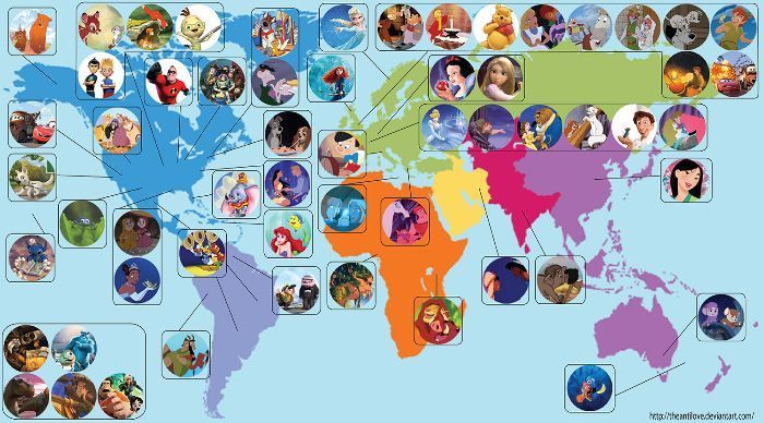 Mappa Disney
