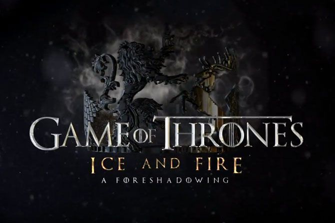 Game of Thrones Ice and Fire: A Foreshadowing