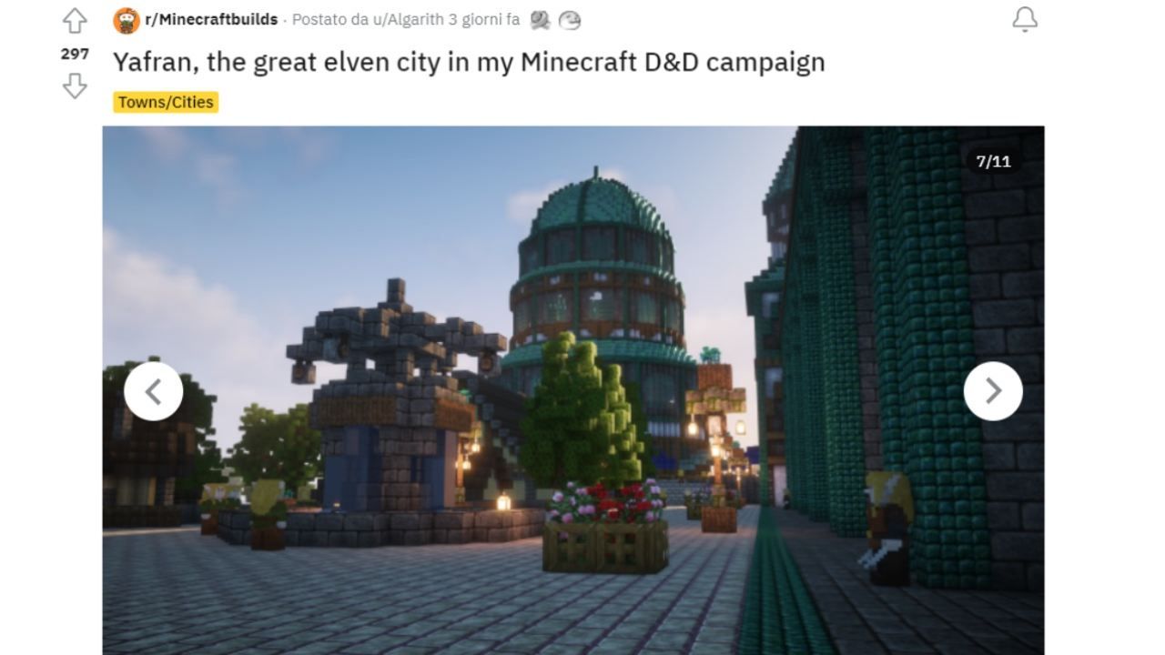 Yafran Algarith Piazza con png Minecraft