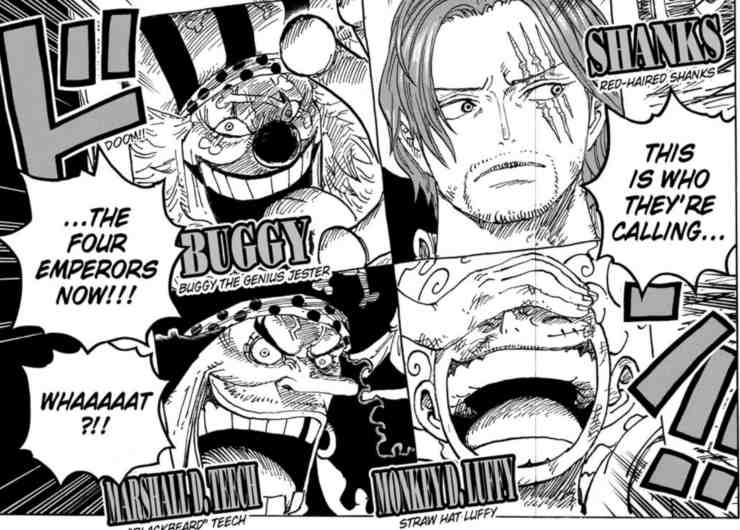 One Piece: ecco chi sono i nuovi 4 imperatori